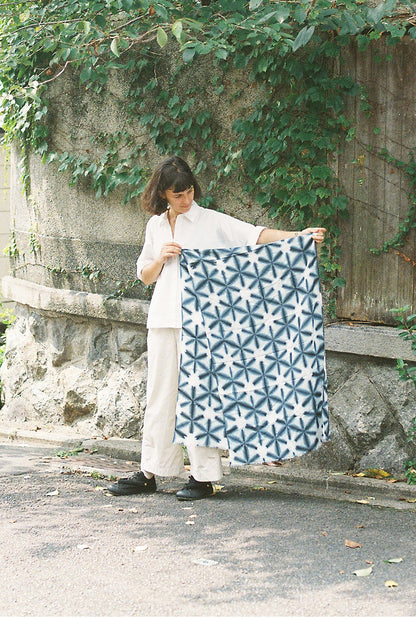 TOCHU SEKKA-SHIBORI (tie‐dyed)_Stole