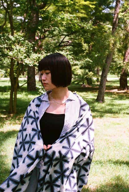 TOCHU SEKKA-SHIBORI (tie‐dyed)_Stole
