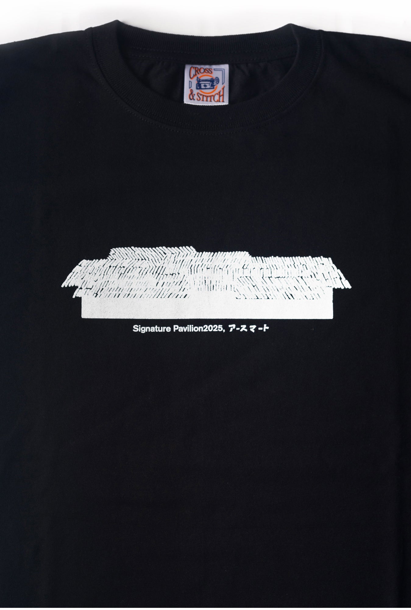 【Tシャツ（黒）】 パビリオンシルエット