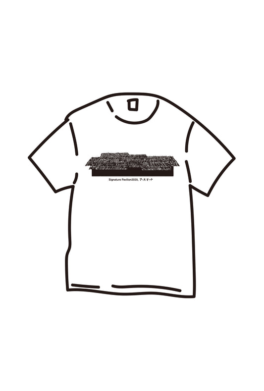 【Tシャツ（白）】 パビリオンシルエット